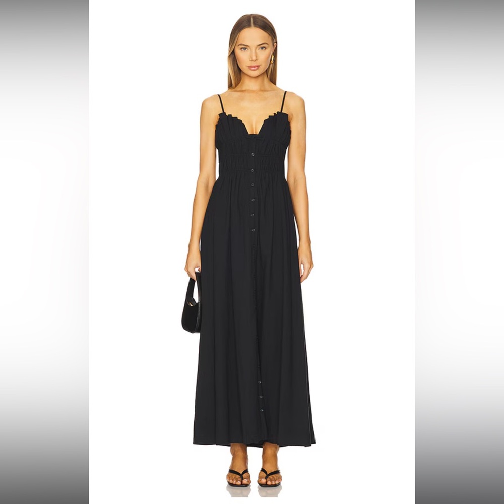 SNDYS Mahalia Maxi Dress in Black